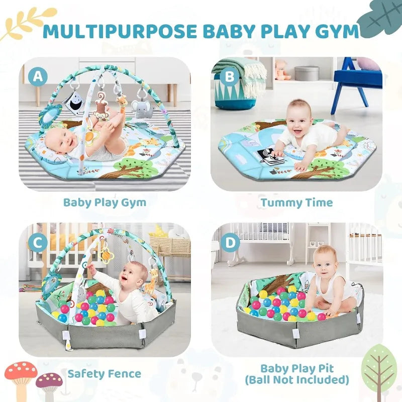 8-in-1 Baby Gym – Washable Sensory Mat