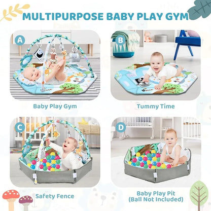 8-in-1 Baby Gym – Washable Sensory Mat