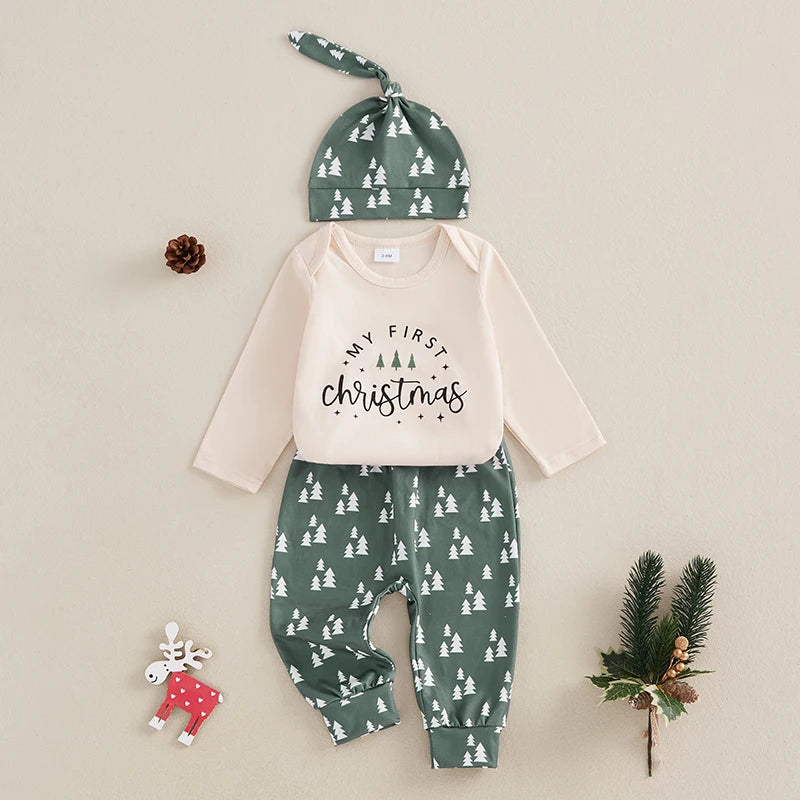 Baby Set with Ginger Print and Hat