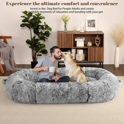 Cama Gigante Estilo Perro – Para Adultos, Niños y Mascotas