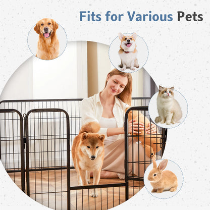 JHK 16-Panel Dog Playpen – Indoor &amp; Outdoor Use