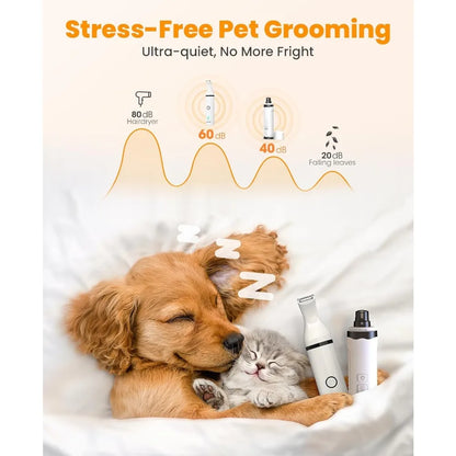 Nail Clipper and Paw Trimmer Kit – LED and Cordless