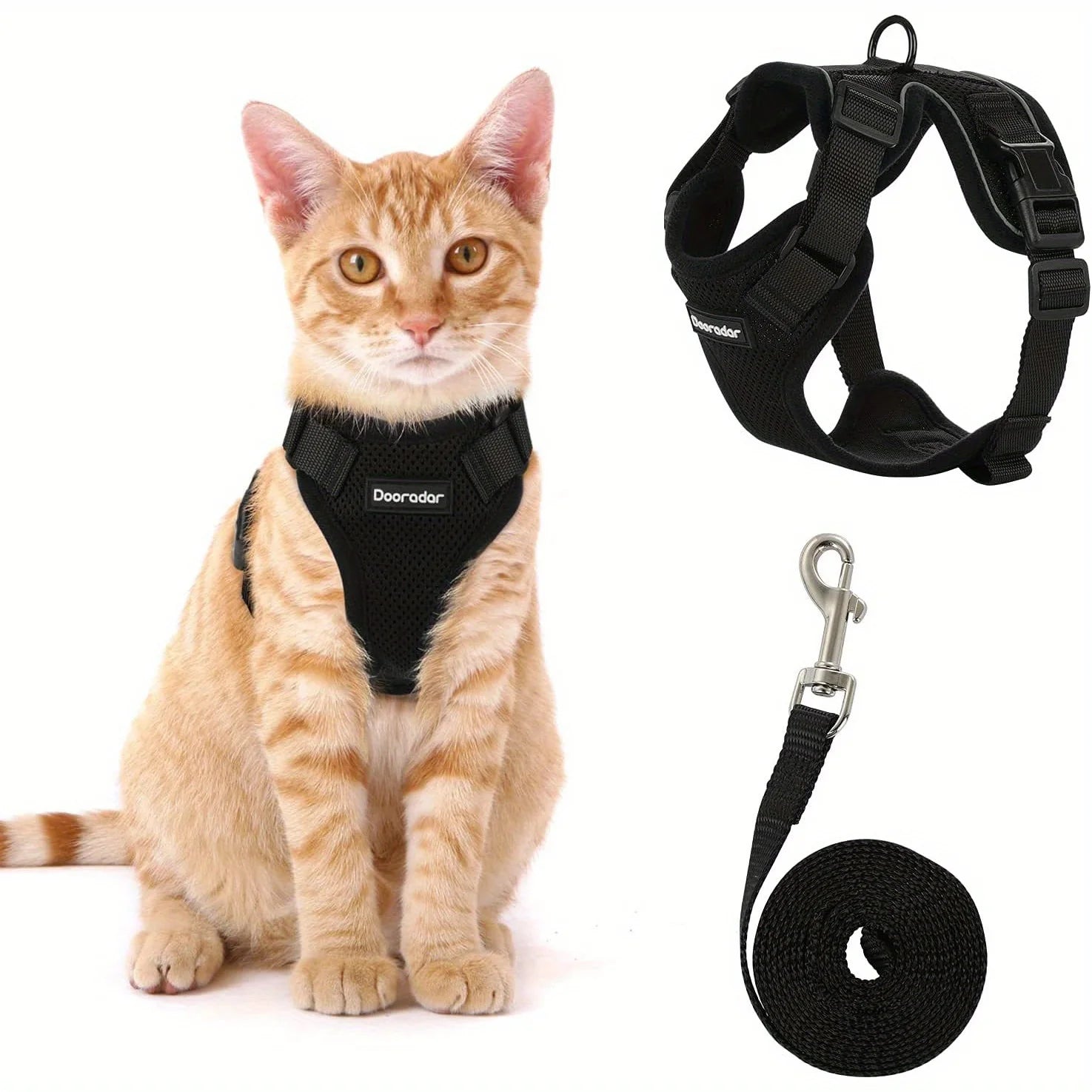Adjustable Non-Slip Cat Leash Vest – Secure Fit