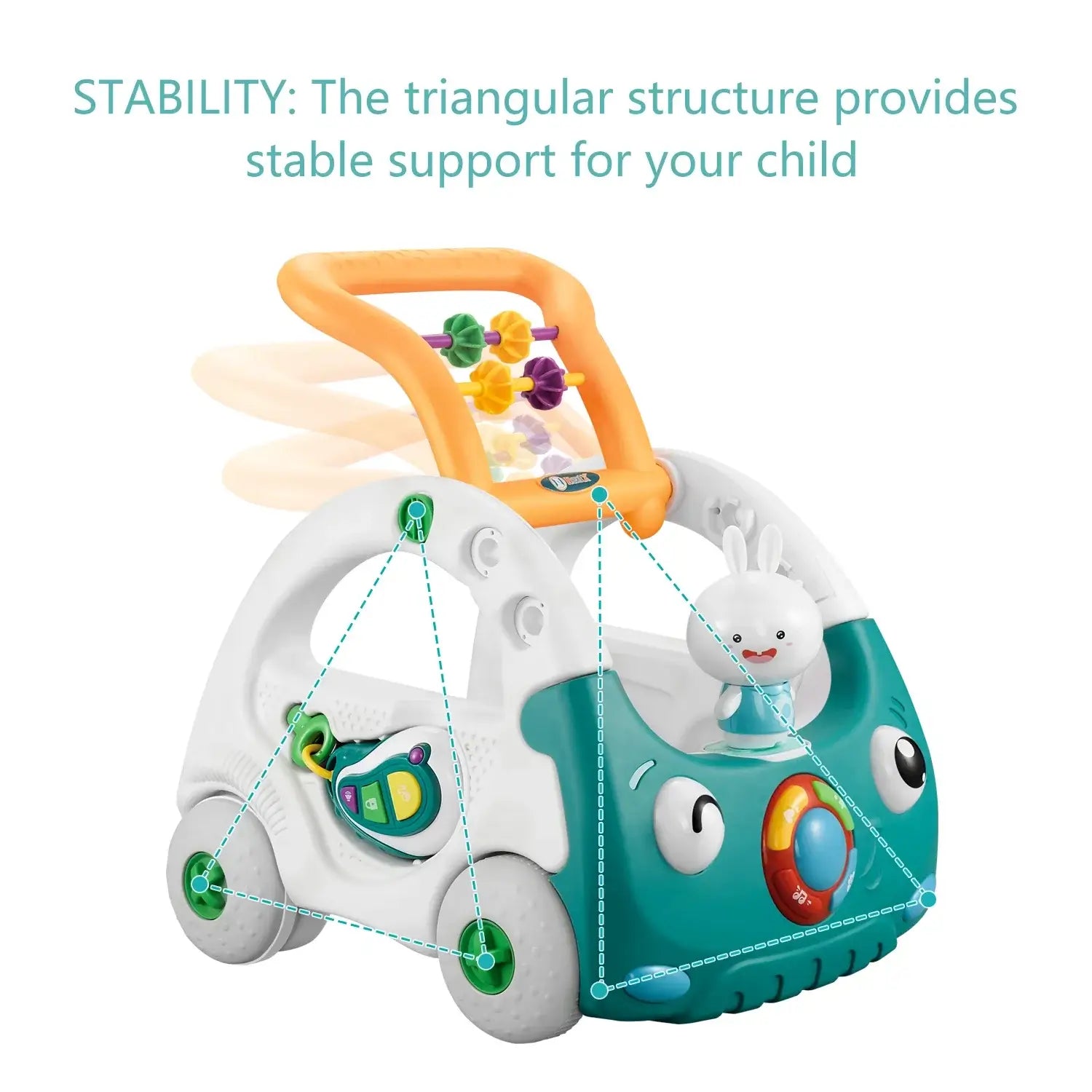 EDUCIRO 4 in 1 Walker – Learning and First Steps