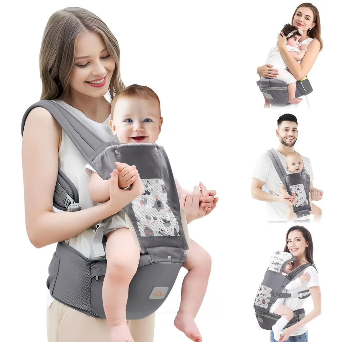 All-Position Baby Carrier – Newborn to Toddler with Hood