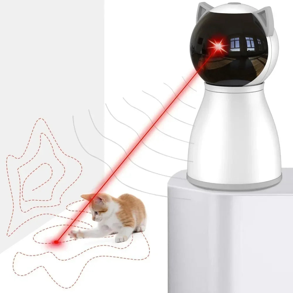4th Gen Auto Laser Toy – Random Motion for Cats