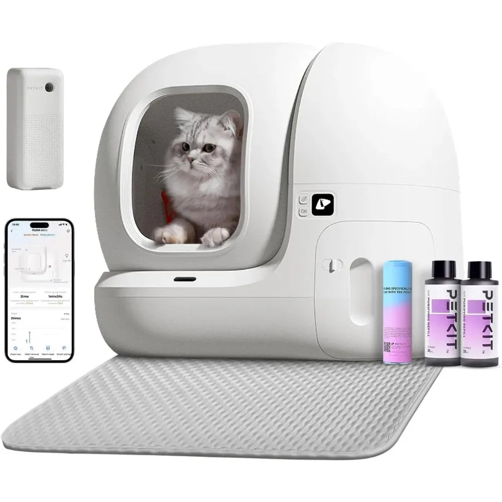 PuraMax Self-Cleaning Litter Box – Smart &amp; Odor-Free