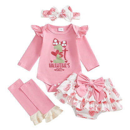Set San Valentín 1er Año Bebé Niño – Body y Accesorios