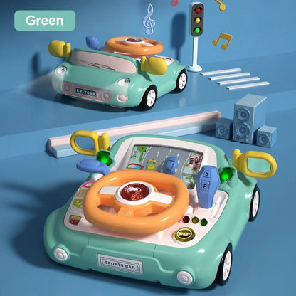 Musical Steering Wheel Toy – Baby Car Seat Activity