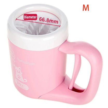 Portable Paw Cleaner Cup – Soft Silicone for Pets