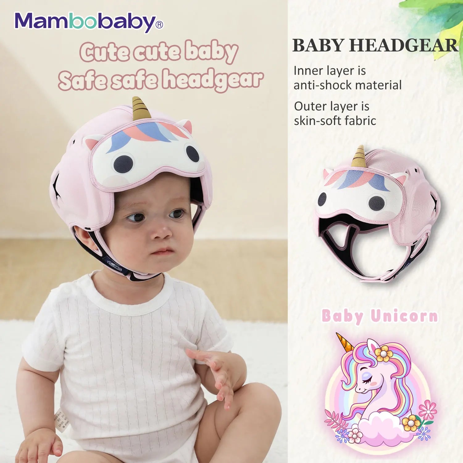 Mambobaby Safety Helmet – Infant Head Protector