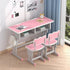Kids Study Desk Set – Adjustable Table with Storage