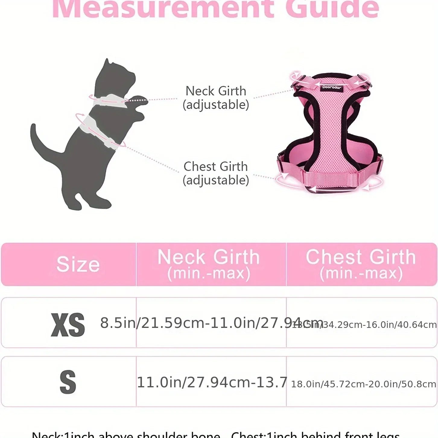 Adjustable Non-Slip Cat Leash Vest – Secure Fit