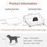 Luxury Raised Sofa for Dogs – Microfiber Leather and Cushion