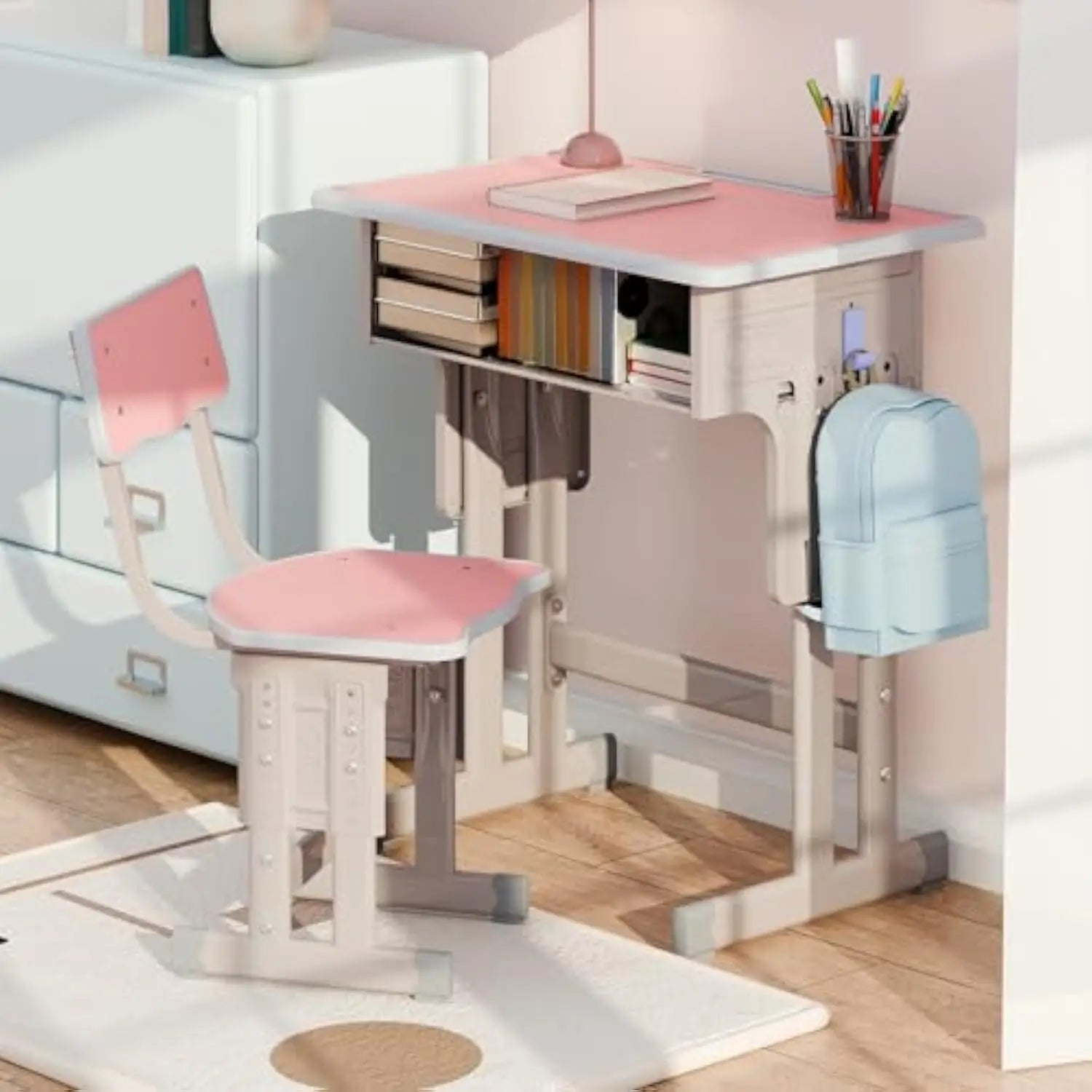 Adjustable Kids Desk and Chair Set – Study Essentials