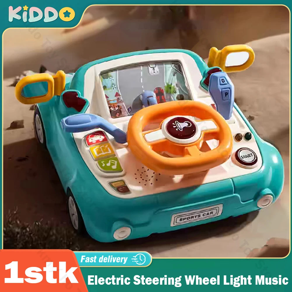 Musical Steering Wheel Toy – Baby Car Seat Activity