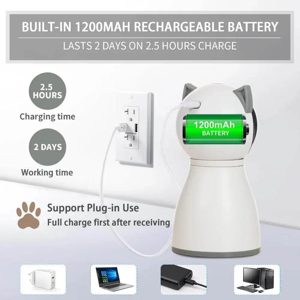4th Gen Auto Laser Toy – Random Motion for Cats