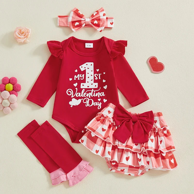 Set San Valentín 1er Año Bebé Niño – Body y Accesorios