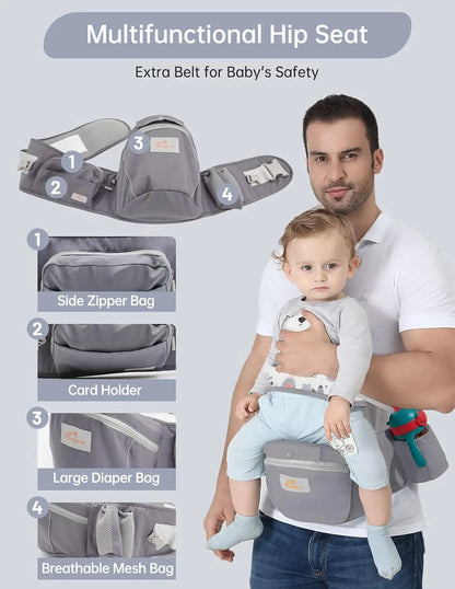 All-Position Baby Carrier – Newborn to Toddler with Hood