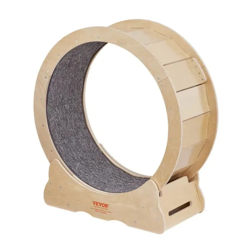 Large Cat Exercise Wheel – Indoor Treadmill w/ Carpet