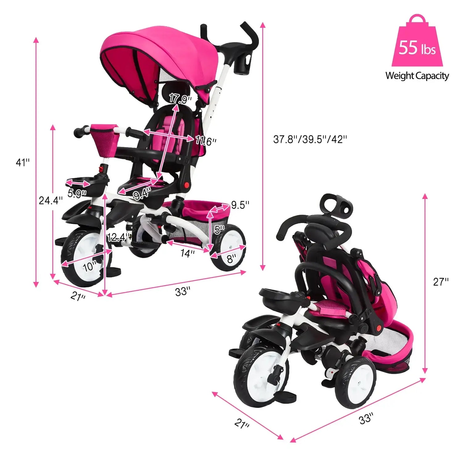 7-in-1 Kids Bike – Foldable and Adjustable