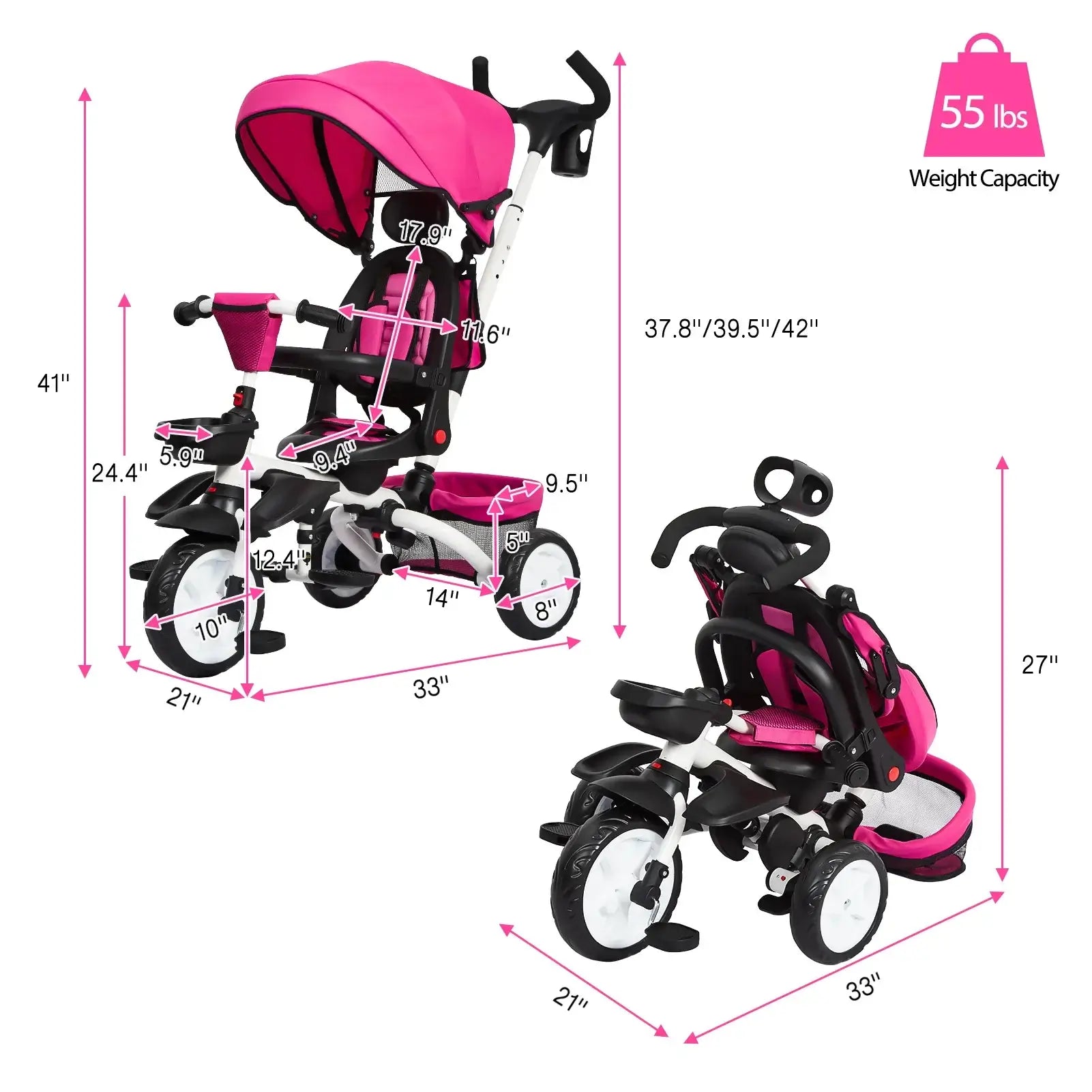 7-in-1 Kids Bike – Foldable and Adjustable