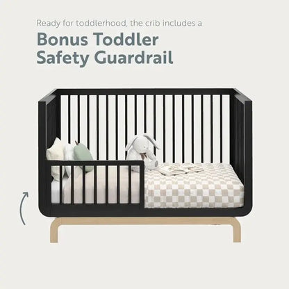 5-in-1 Convertible Crib – With Child Rail Included