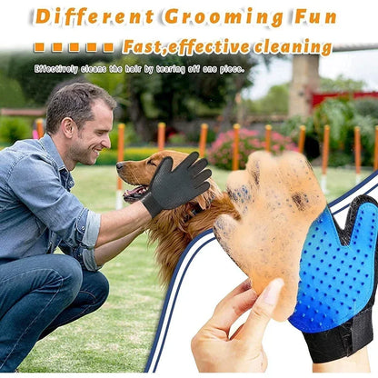 Pet Grooming Kit – Double-Sided Brush and Glove