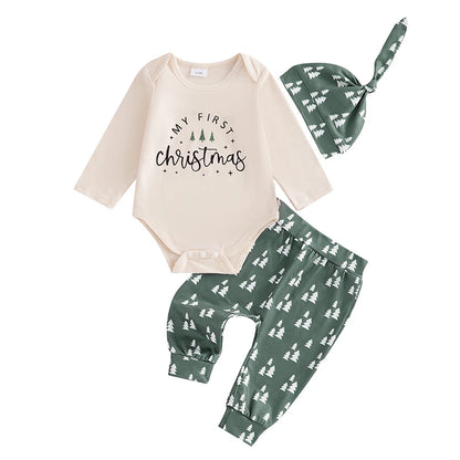 Baby Set with Ginger Print and Hat