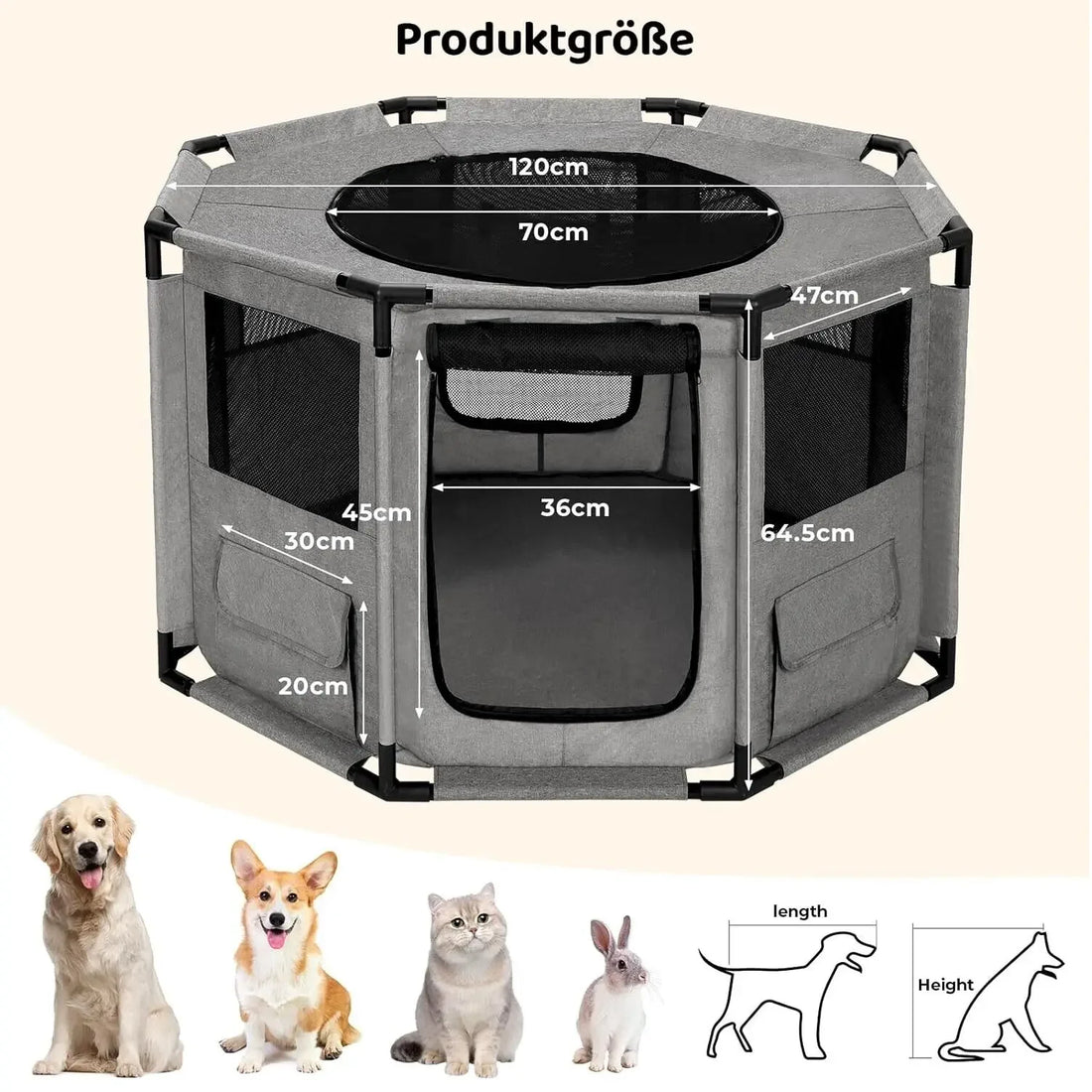 Portable Pet Playpen – Indoor and Outdoor