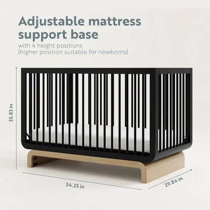 5-in-1 Convertible Crib – With Child Rail Included