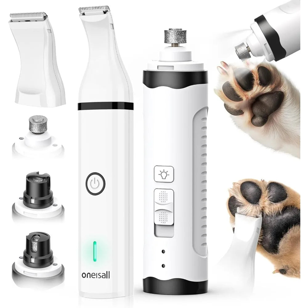 Nail Clipper and Paw Trimmer Kit – LED and Cordless