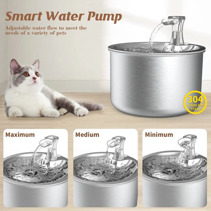 2L Stainless Steel Water Fountain – Sensor and Heater