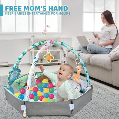 8-in-1 Baby Gym – Washable Sensory Mat