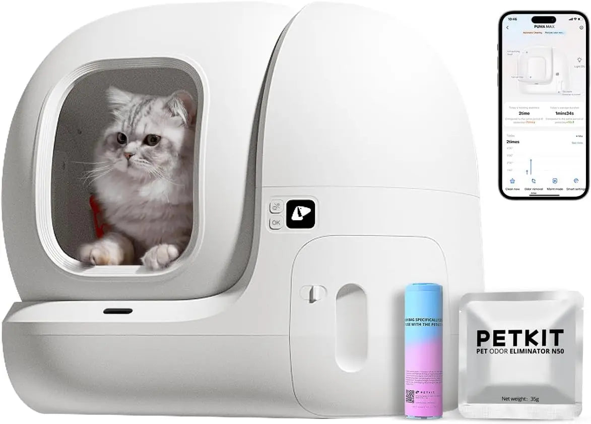 PuraMax Self-Cleaning Litter Box – Smart &amp; Odor-Free