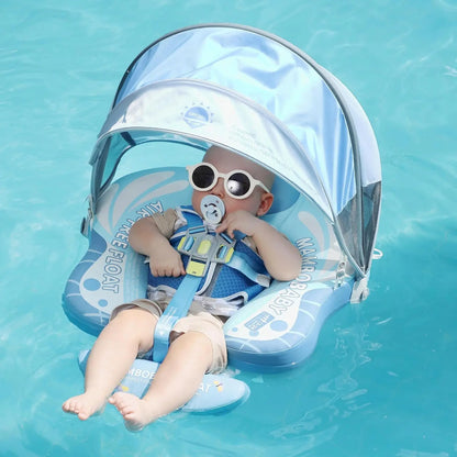 HECCEI Mambobaby Swim Float – With Tail &amp; Canopy