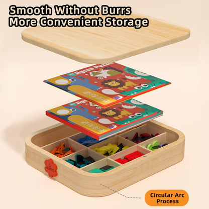 288pcs Magnetic Geometry Puzzle – Creative Brain Toy