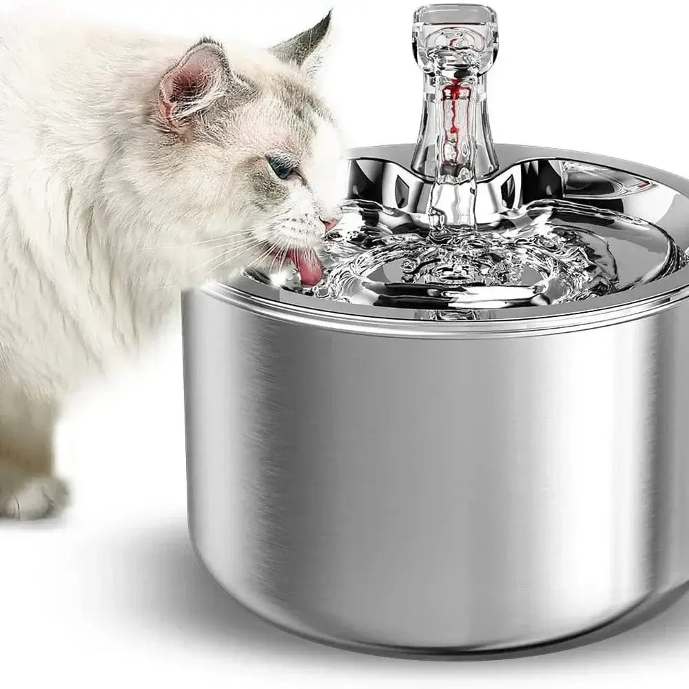 Automatic Cat Water Fountain – Stainless Steel