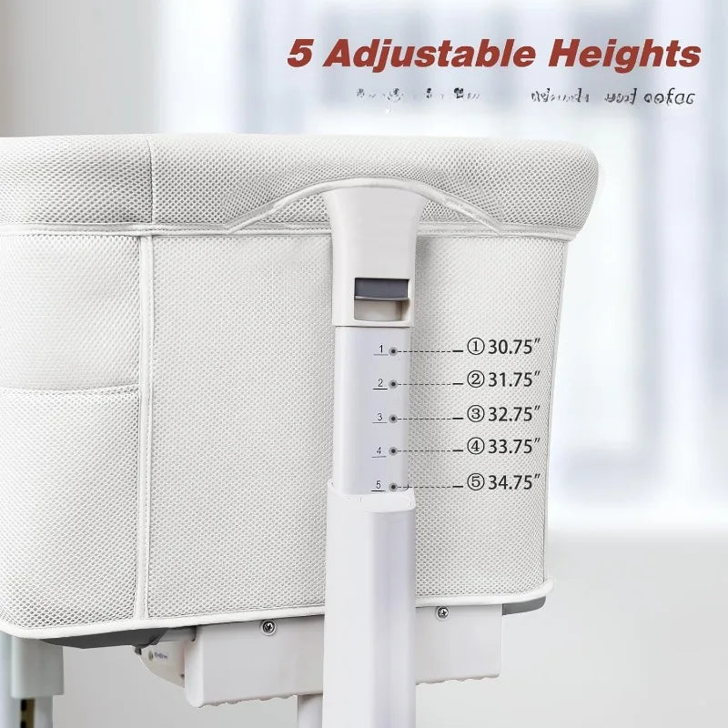 Electric Rocking Bassinet – Adjustable Bedside Cradle