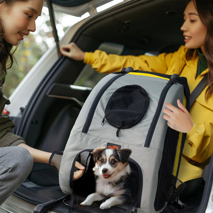 2-in-1 Foldable Pet Stroller – Dogs and Cats