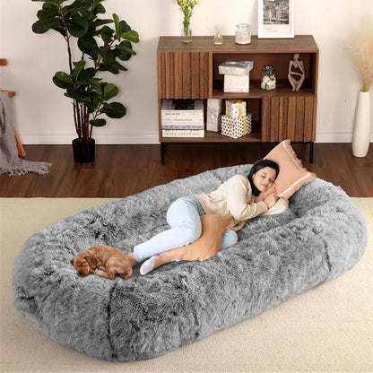 Cama Gigante Estilo Perro – Para Adultos, Niños y Mascotas