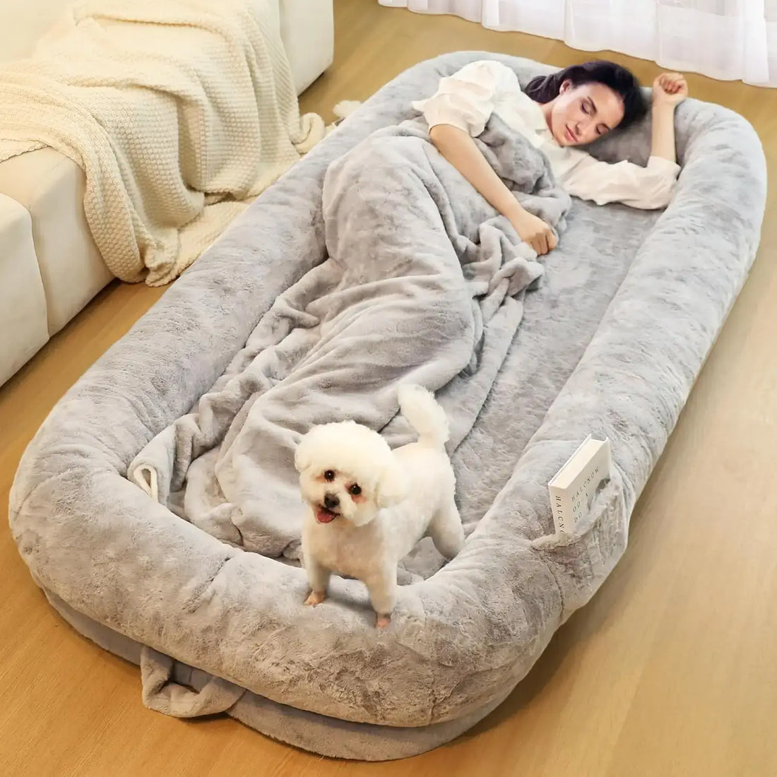 Human Dog Bed - Oversized, Orthopedic &amp; Washable