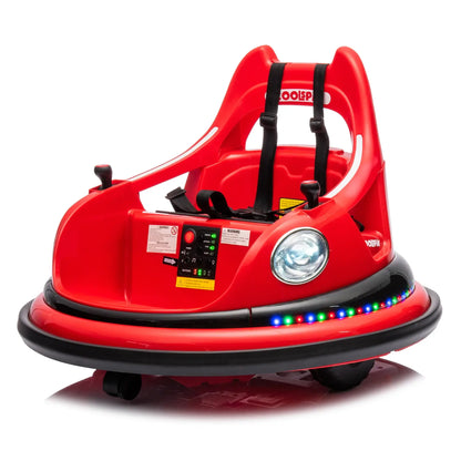 12V Kids Bumper Car – LED, Bluetooth &amp; Spinning