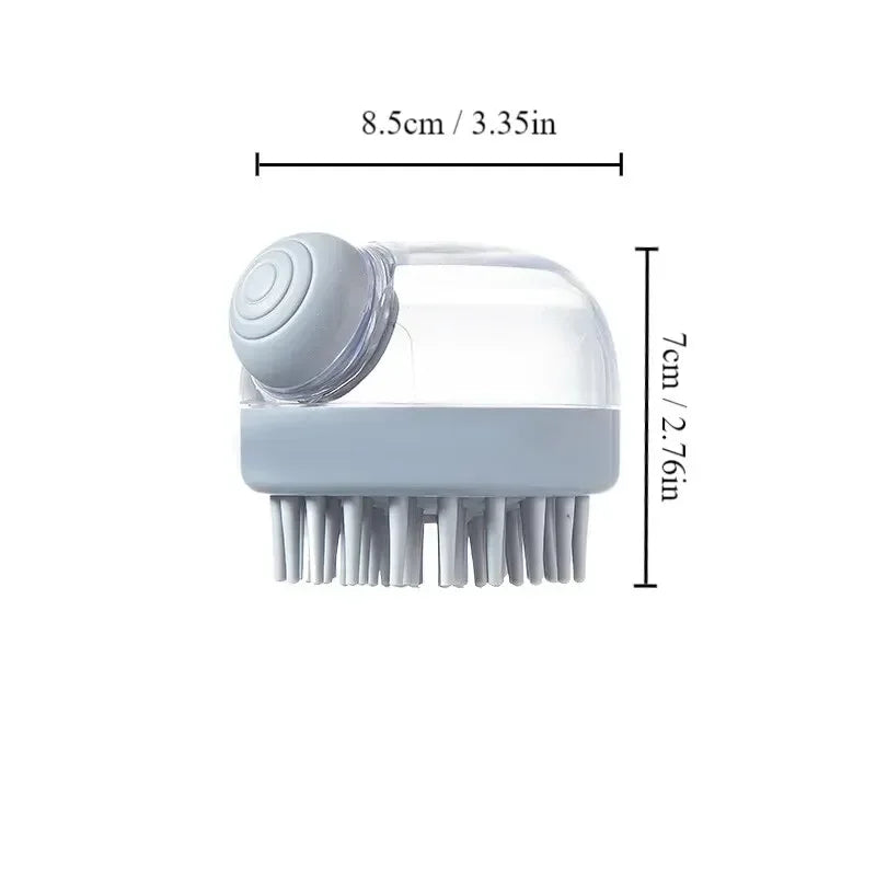 Bath Brush with Shampoo for Dogs and Cats