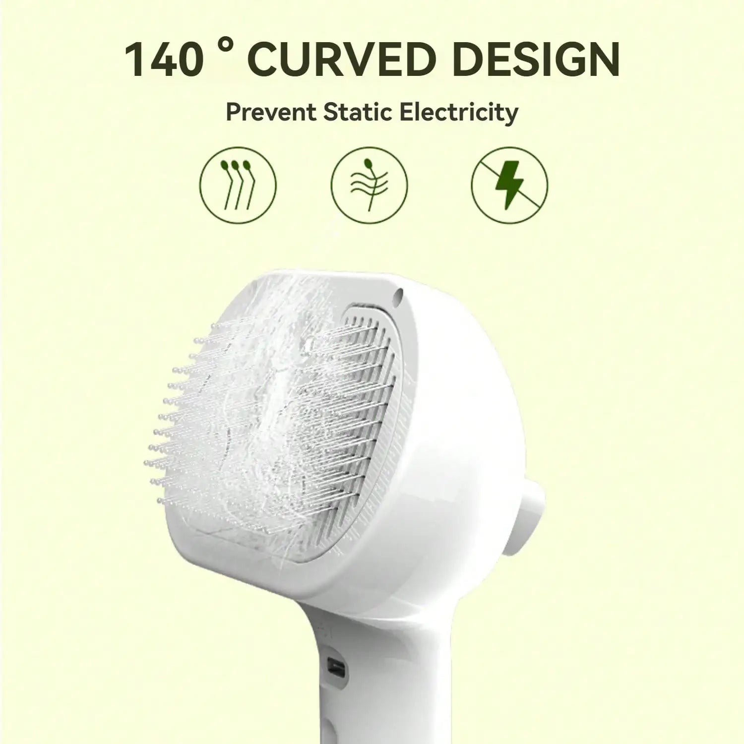 Steam Brush for Pets – Spray and Hair Removal