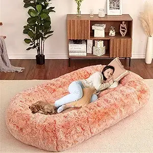 Cama Gigante Estilo Perro – Para Adultos, Niños y Mascotas