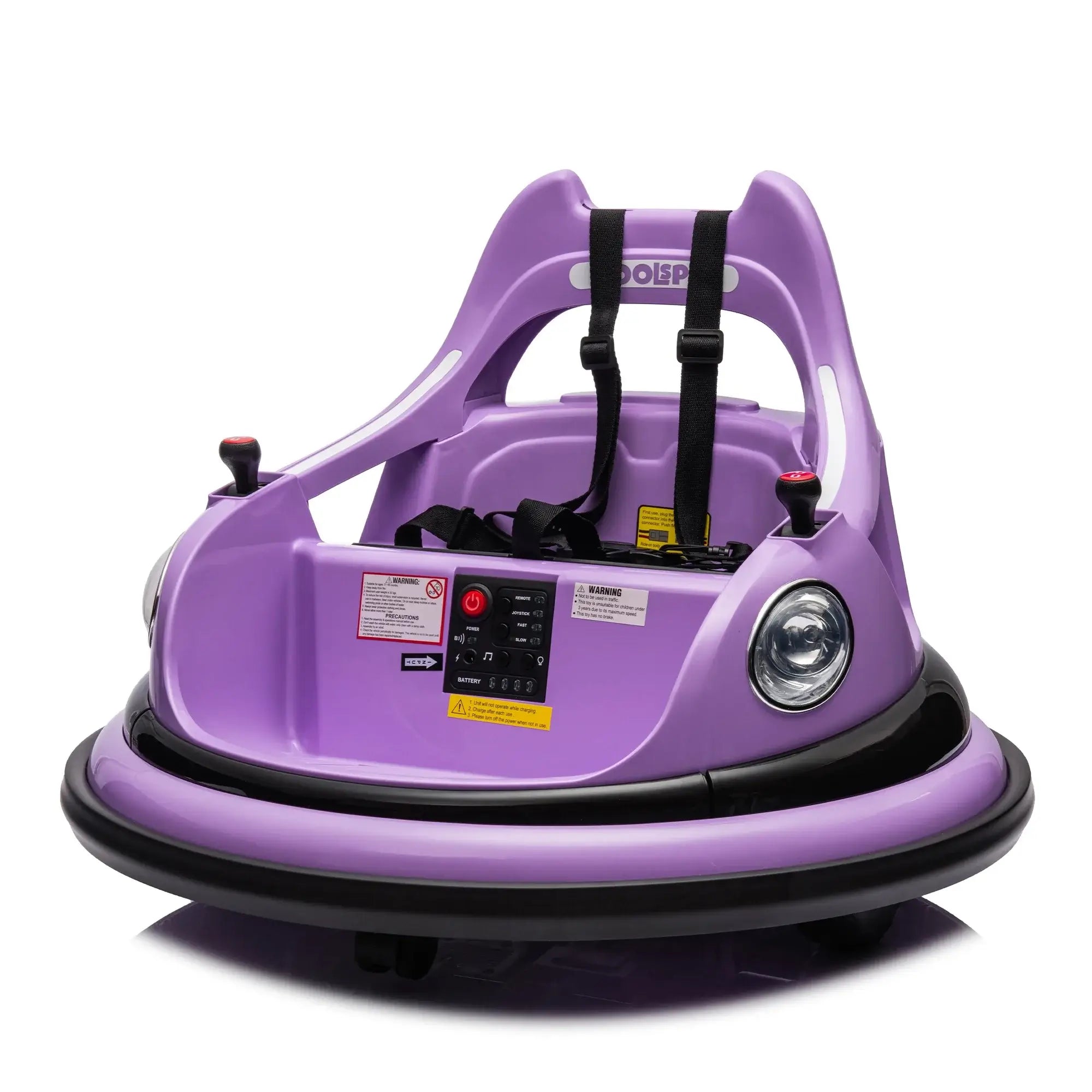 12V Kids Bumper Car – LED, Bluetooth &amp; Spinning