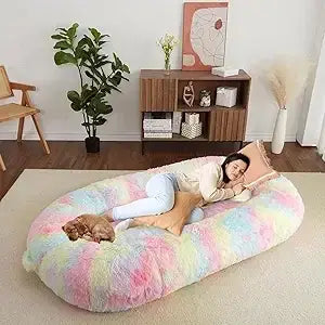 Cama Gigante Estilo Perro – Para Adultos, Niños y Mascotas