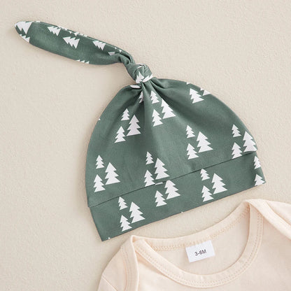 Baby Set with Ginger Print and Hat
