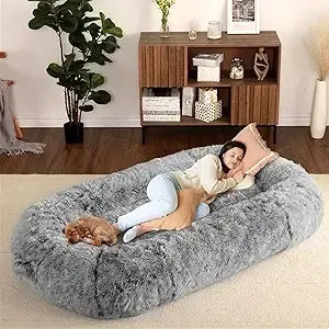 Cama Gigante Estilo Perro – Para Adultos, Niños y Mascotas